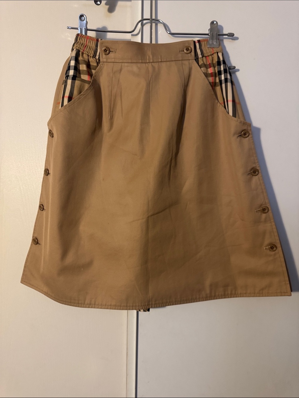 Vintage Burberry Girls Culotte Skirt (Removable front panel)